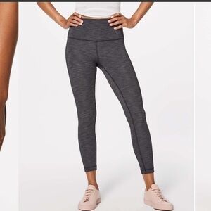 Lululemon Wunder‎ Under Hi-Rise 7/8 Tight (Brushed Full-On Luxtreme 25") Size 4